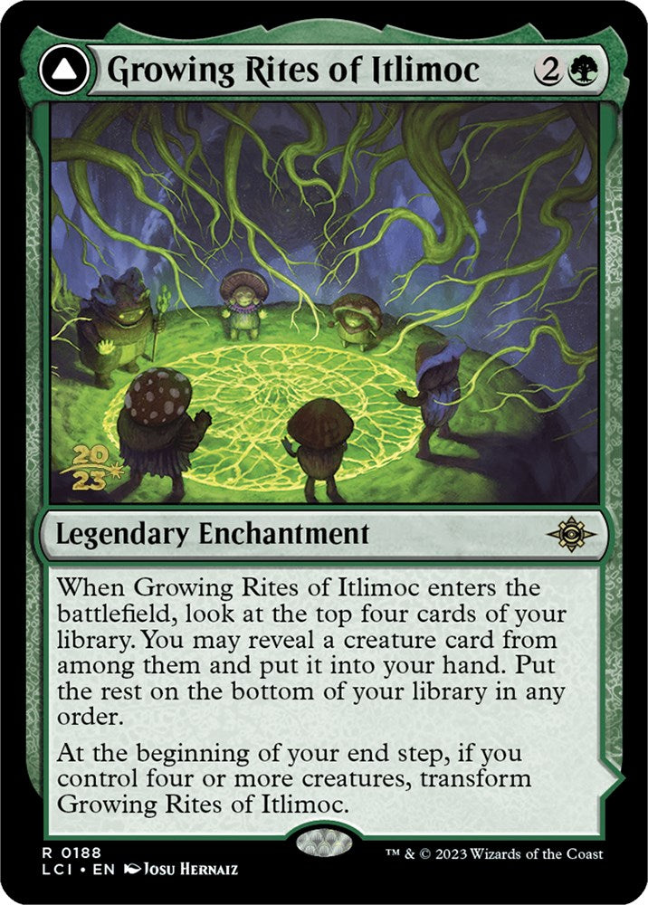 Growing Rites of Itlimoc // Itlimoc, Cradle of the Sun (LCI) [The Lost Caverns of Ixalan Prerelease Cards] Magic: The Gathering