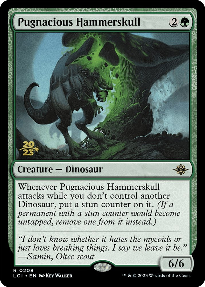 Pugnacious Hammerskull [The Lost Caverns of Ixalan Prerelease Cards] Magic: The Gathering
