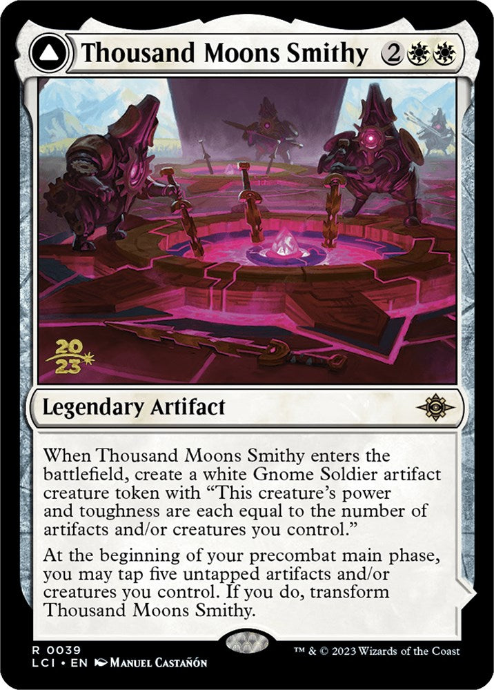 Thousand Moons Smithy // Barracks of the Thousand [The Lost Caverns of Ixalan Prerelease Cards] Magic: The Gathering