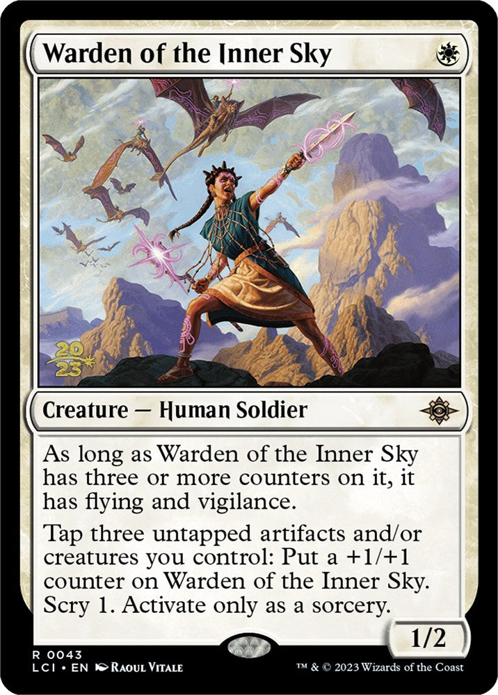 Warden of the Inner Sky [The Lost Caverns of Ixalan Prerelease Cards] Magic: The Gathering