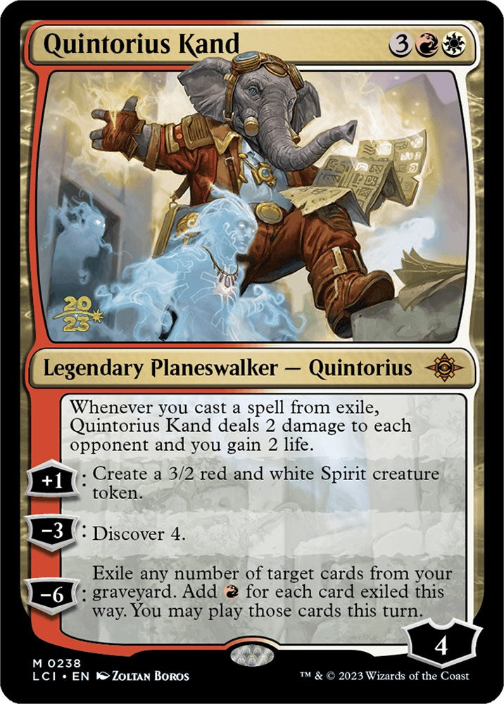 Quintorius Kand [The Lost Caverns of Ixalan Prerelease Cards] Magic: The Gathering