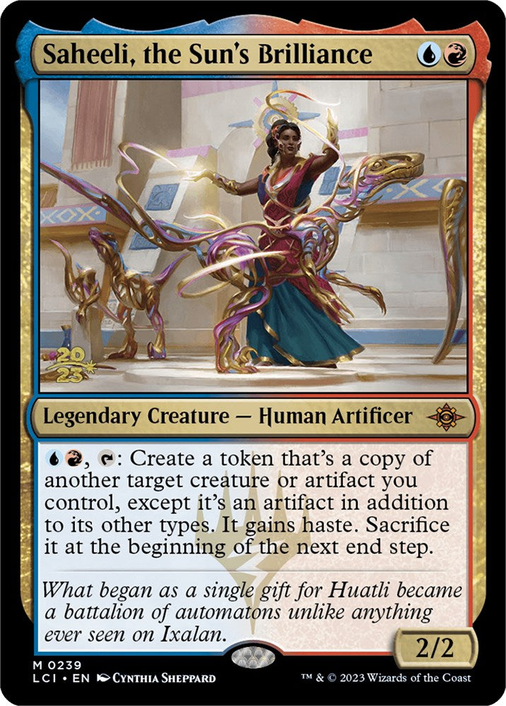 Saheeli, the Sun's Brilliance [The Lost Caverns of Ixalan Prerelease Cards] Magic: The Gathering