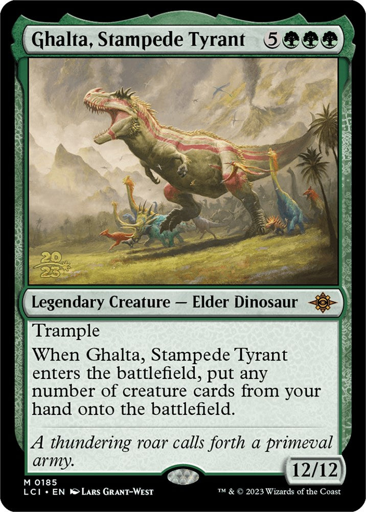Ghalta, Stampede Tyrant [The Lost Caverns of Ixalan Prerelease Cards] Magic: The Gathering