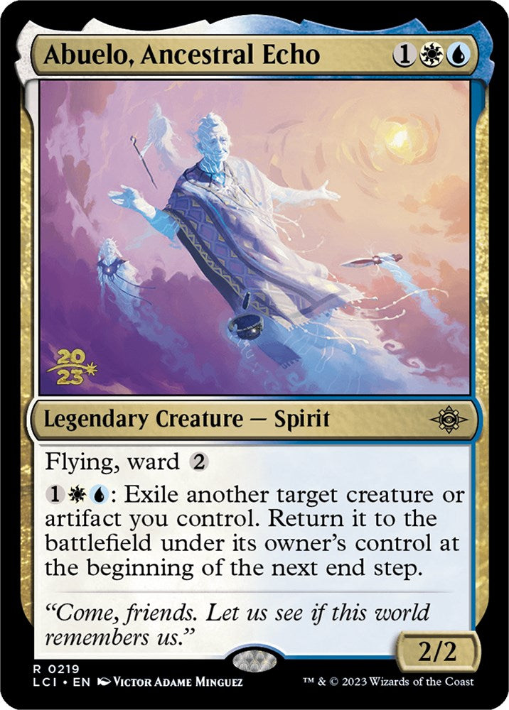 Abuelo, Ancestral Echo [The Lost Caverns of Ixalan Prerelease Cards] Magic: The Gathering