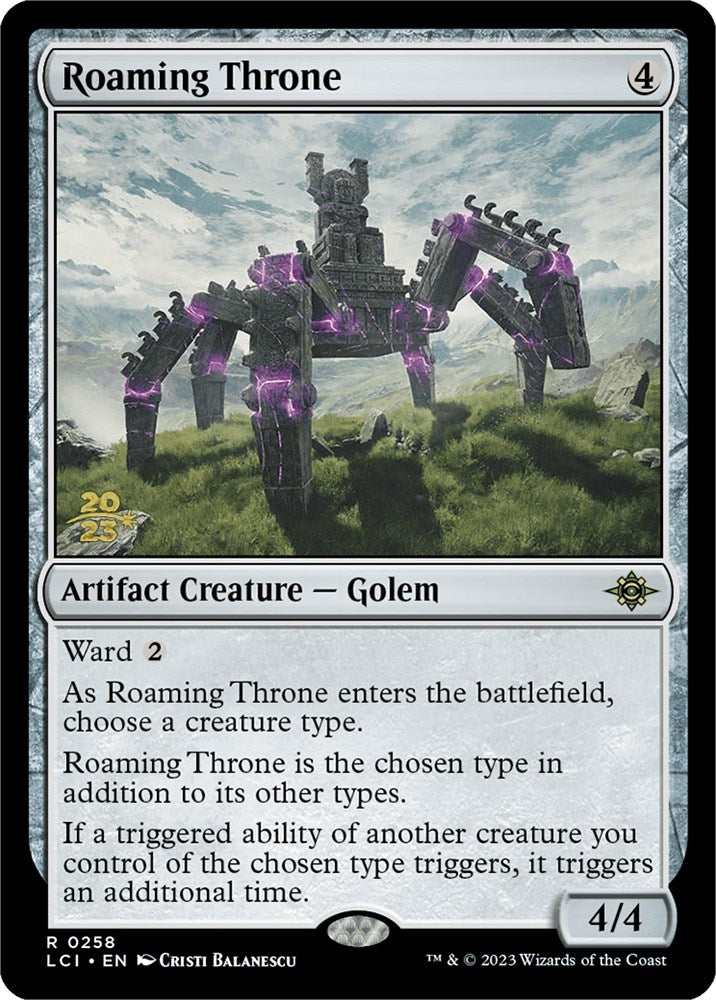 Roaming Throne [The Lost Caverns of Ixalan Prerelease Cards] Magic: The Gathering