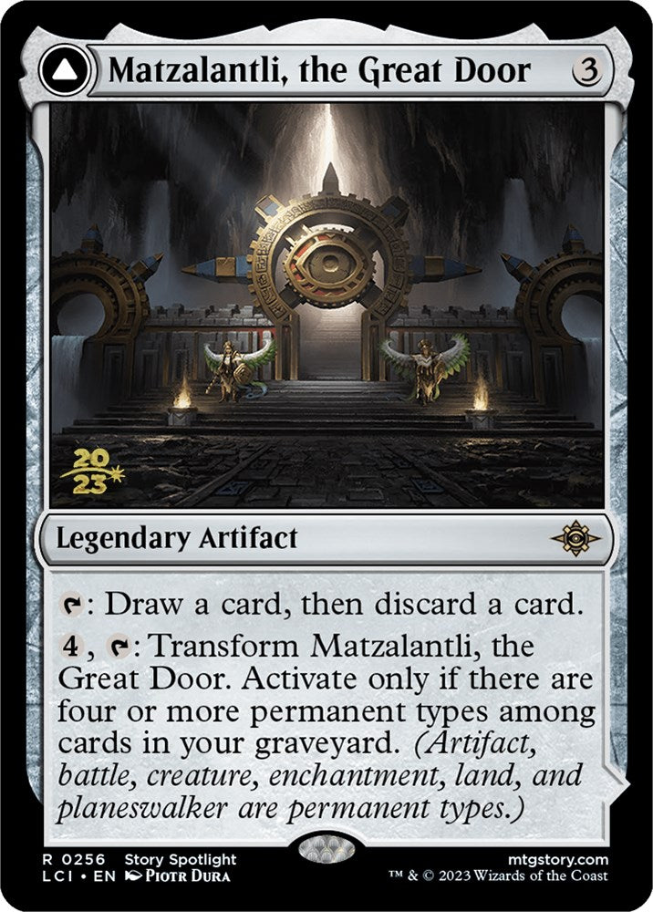 Matzalantli, the Great Door // The Core [The Lost Caverns of Ixalan Prerelease Cards] Magic: The Gathering