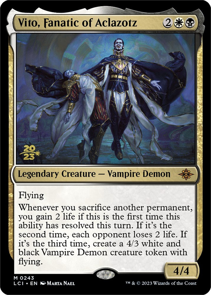 Vito, Fanatic of Aclazotz [The Lost Caverns of Ixalan Prerelease Cards] Magic: The Gathering