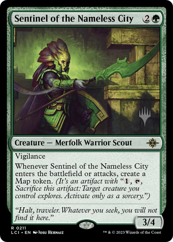 Sentinel of the Nameless City (Promo Pack) [The Lost Caverns of Ixalan Promos] Magic: The Gathering