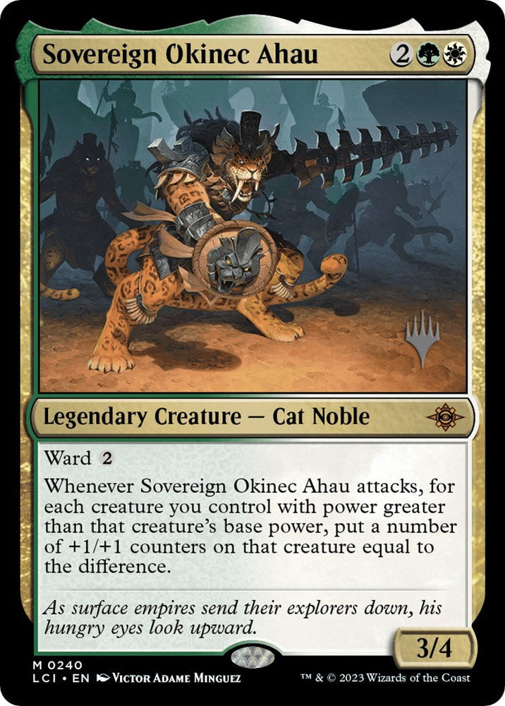 Sovereign Okinec Ahau (Promo Pack) [The Lost Caverns of Ixalan Promos] Magic: The Gathering
