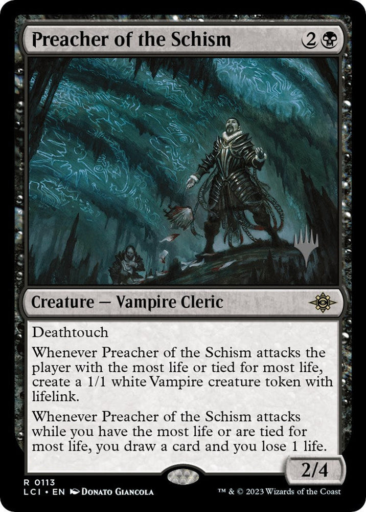 Preacher of the Schism (Promo Pack) [The Lost Caverns of Ixalan Promos] Magic: The Gathering