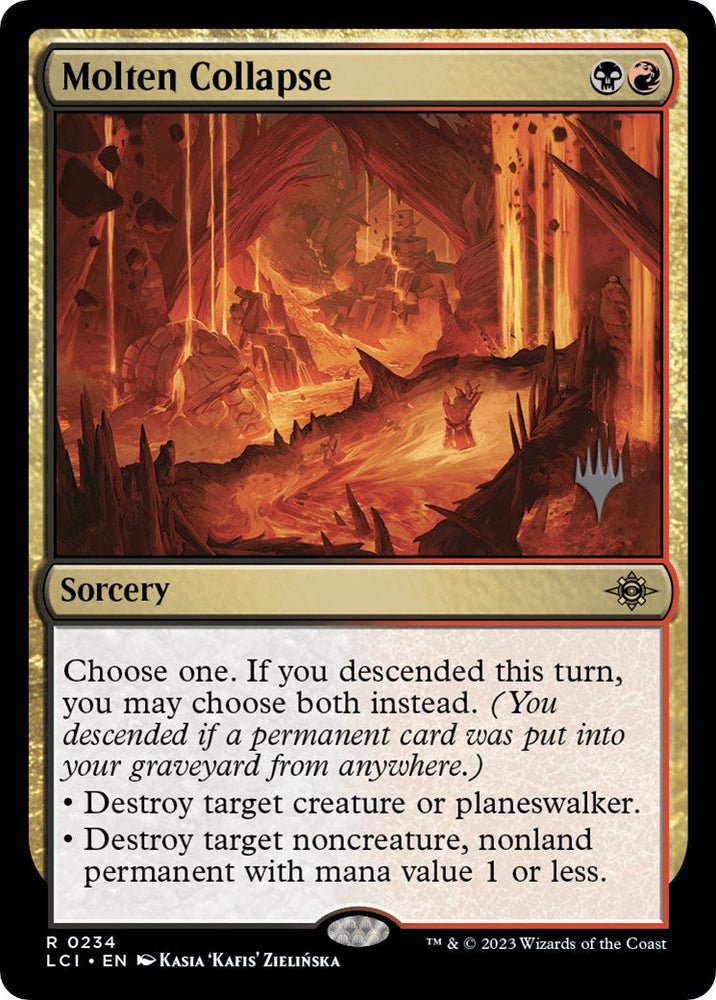 Molten Collapse (Promo Pack) [The Lost Caverns of Ixalan Promos] Magic: The Gathering