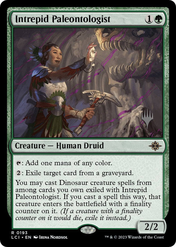 Intrepid Paleontologist (Promo Pack) [The Lost Caverns of Ixalan Promos] Magic: The Gathering
