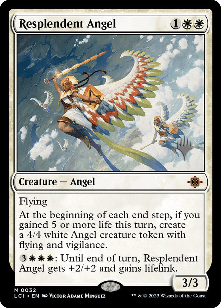 Resplendent Angel (Promo Pack) [The Lost Caverns of Ixalan Promos] Magic: The Gathering