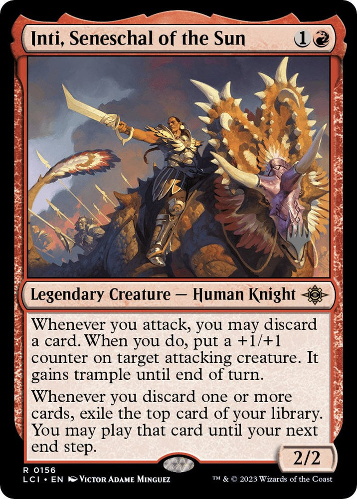 Inti, Seneschal of the Sun (Promo Pack) [The Lost Caverns of Ixalan Promos] Magic: The Gathering