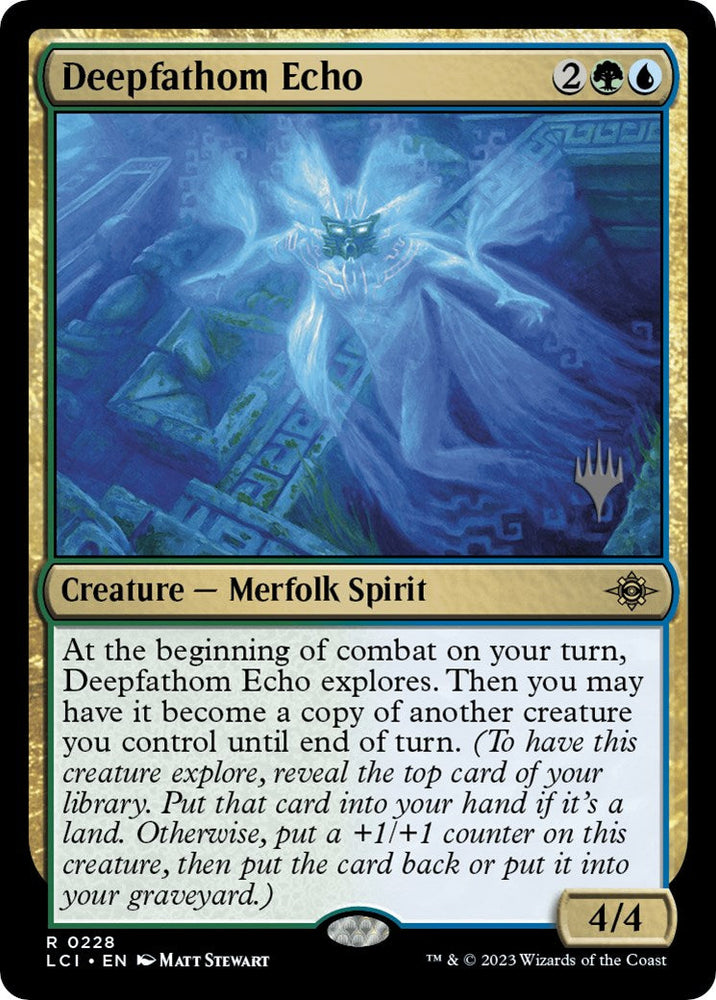 Deepfathom Echo (Promo Pack) [The Lost Caverns of Ixalan Promos] Magic: The Gathering