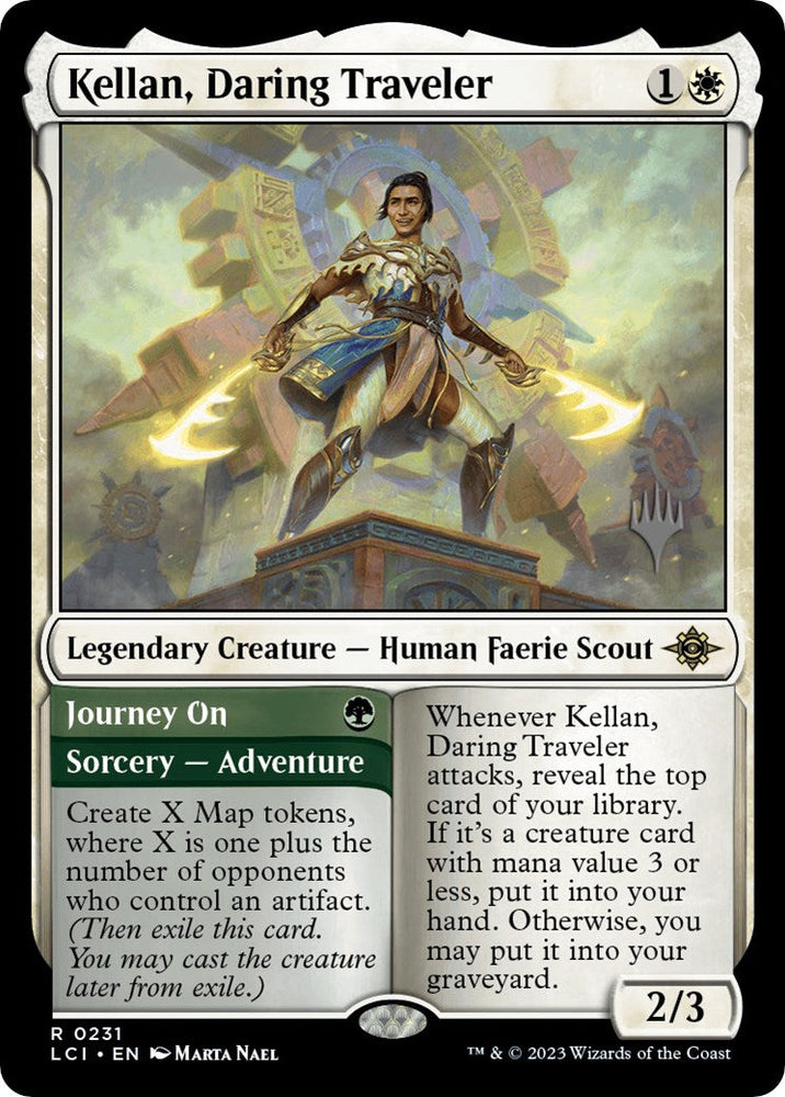 Kellan, Daring Traveler (Promo Pack) [The Lost Caverns of Ixalan Promos] Magic: The Gathering