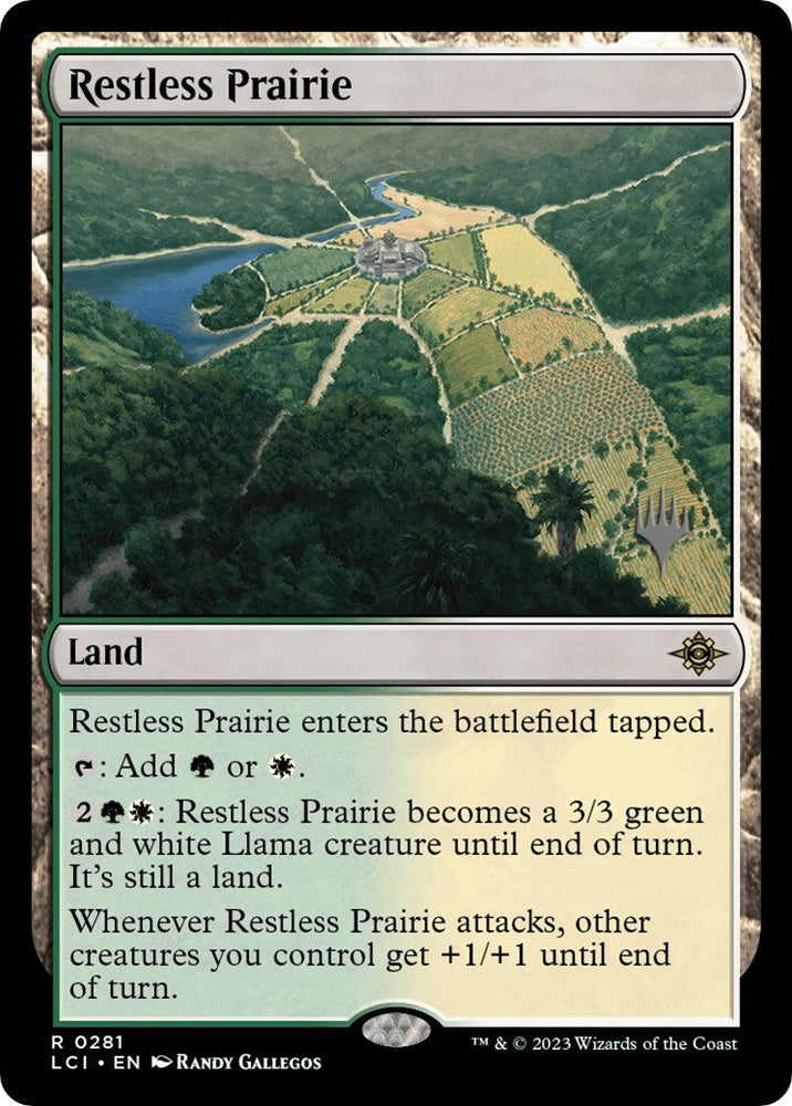 Restless Prairie (Promo Pack) [The Lost Caverns of Ixalan Promos] Magic: The Gathering
