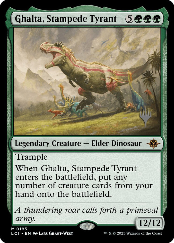 Ghalta, Stampede Tyrant (Promo Pack) [The Lost Caverns of Ixalan Promos] Magic: The Gathering