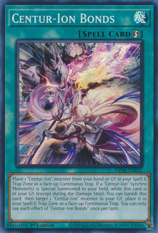 Centur-Ion Bonds [VASM-EN022] Super Rare - Yugioh Cards For Your TCG Needs!
