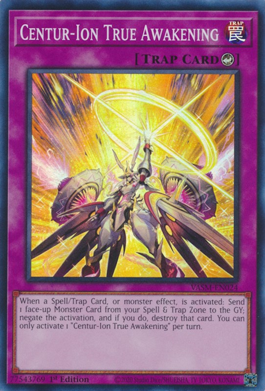 Centur-Ion True Awakening [VASM-EN024] Super Rare - Yugioh Cards For Your TCG Needs!