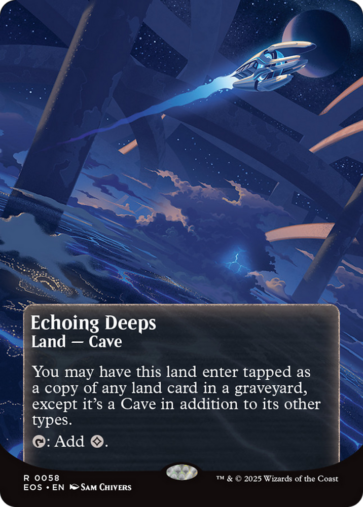 Echoing Deeps (0058) (Borderless) [Edge of Eternities: Stellar Sights] Magic: The Gathering