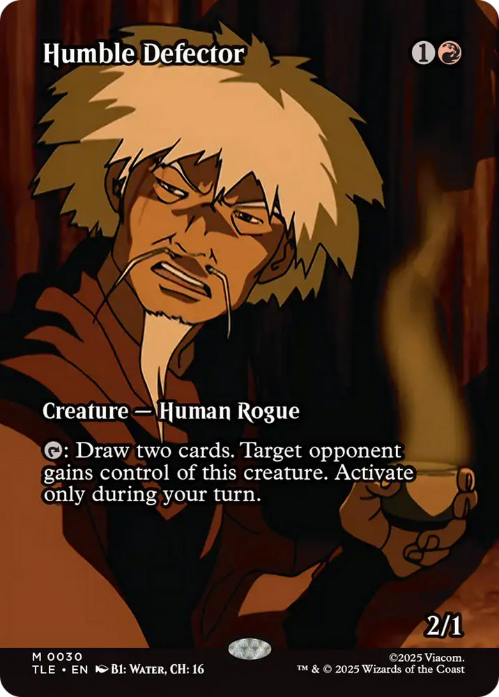 Humble Defector (Borderless) [Avatar: The Last Airbender: Eternal-Legal] Magic: The Gathering