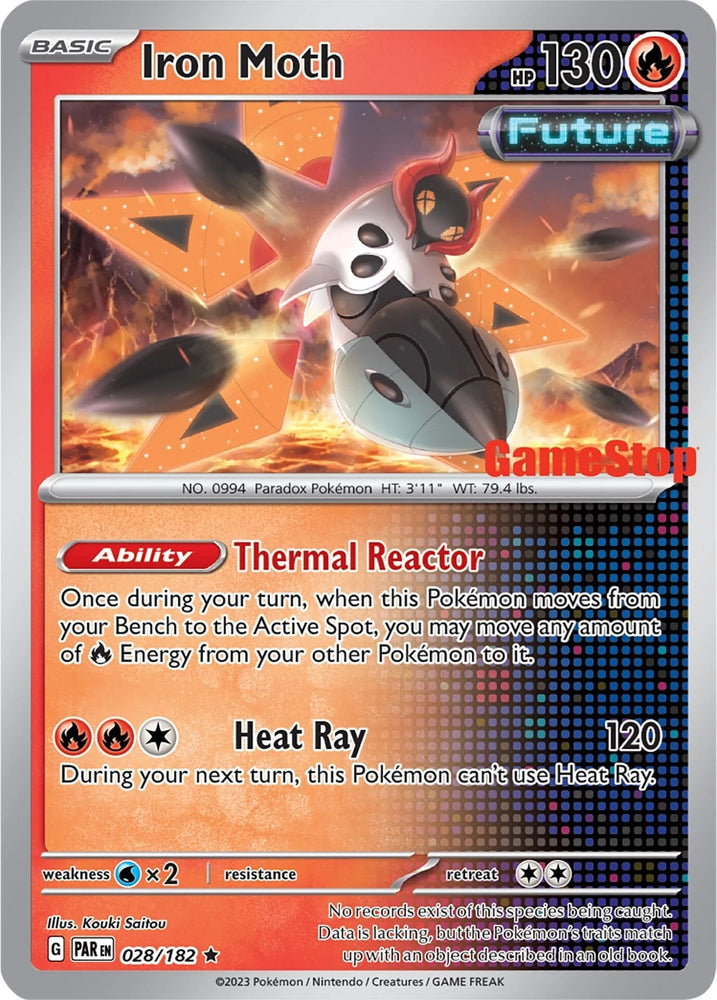Iron Moth (028/182) (GameStop Promo) [Miscellaneous Cards] Pokémon