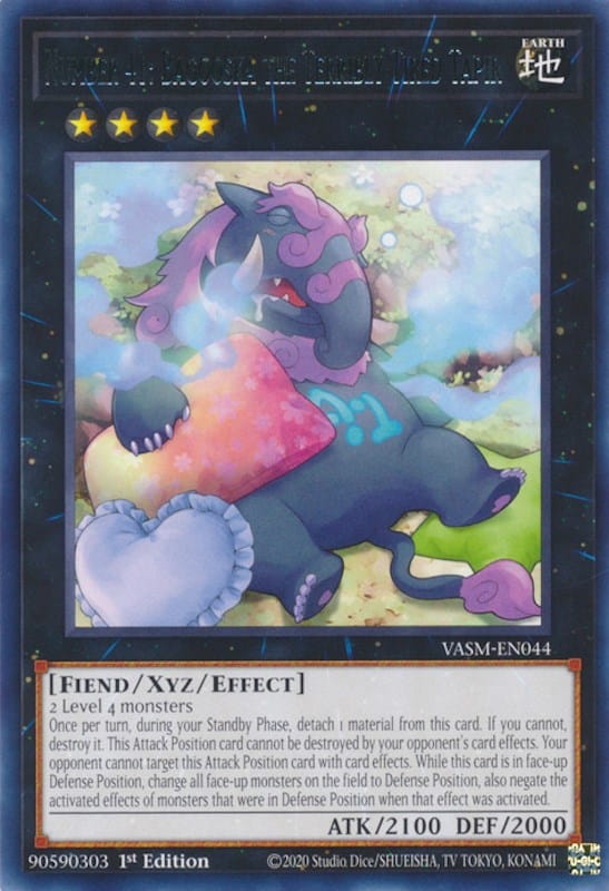 Number 41: Bagooska the Terribly Tired Tapir [VASM-EN044] Rare - Yugioh Cards For Your TCG Needs!