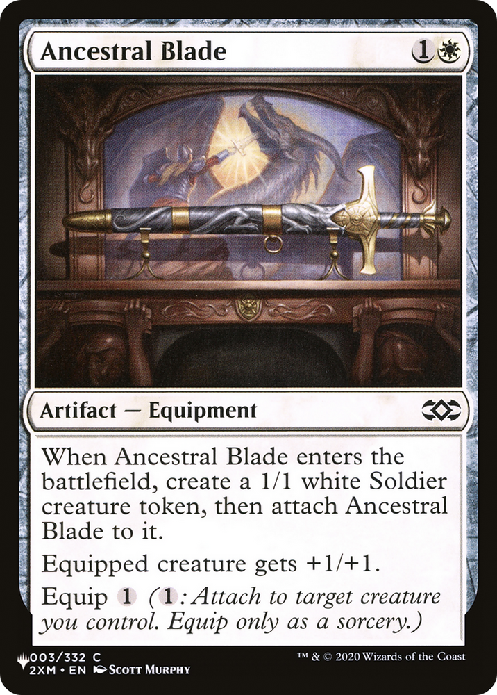Ancestral Blade [The List] Magic: The Gathering