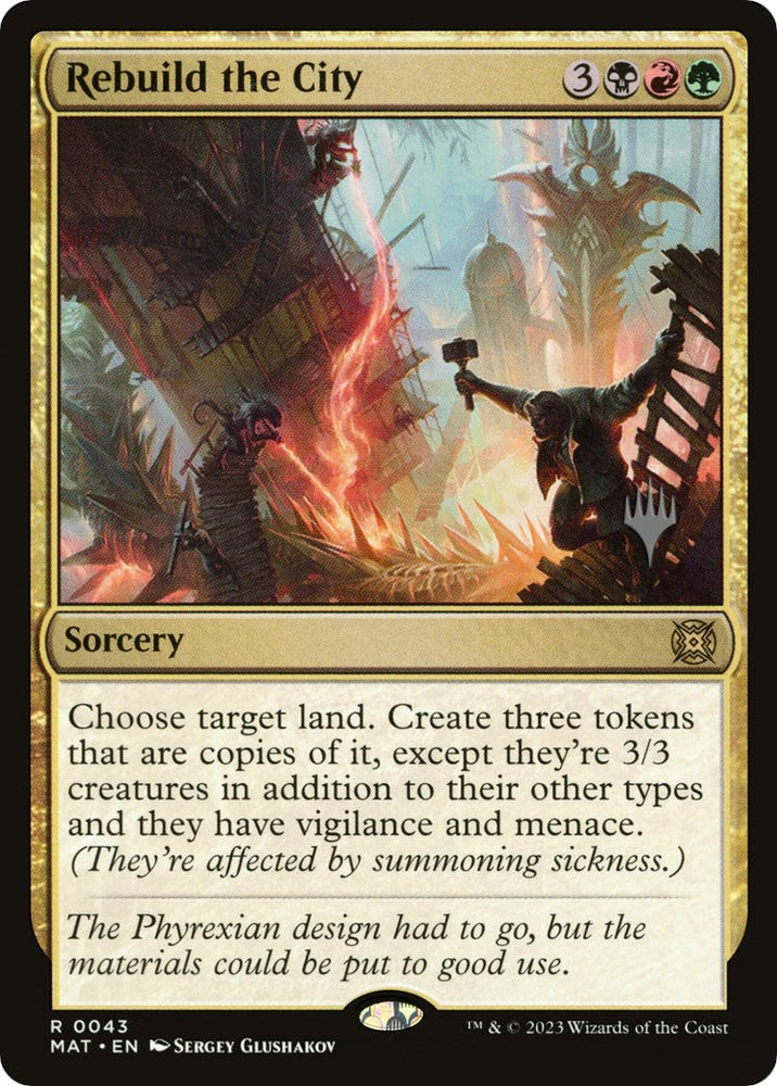 Rebuild the City (Promo Pack) [The Lost Caverns of Ixalan Promos] Magic: The Gathering