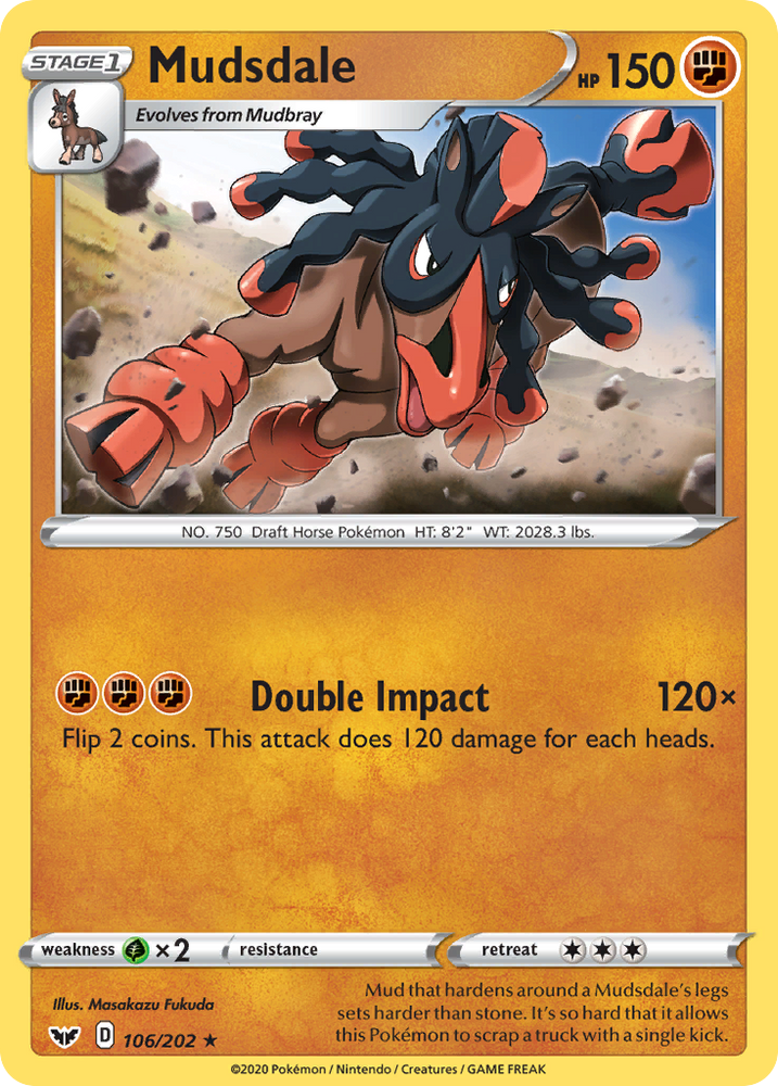 Mudsdale (106/202) [Sword & Shield: Base Set] Pokémon