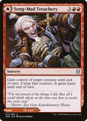 Song-Mad Treachery // Song-Mad Ruins [Zendikar Rising] Magic: The Gathering