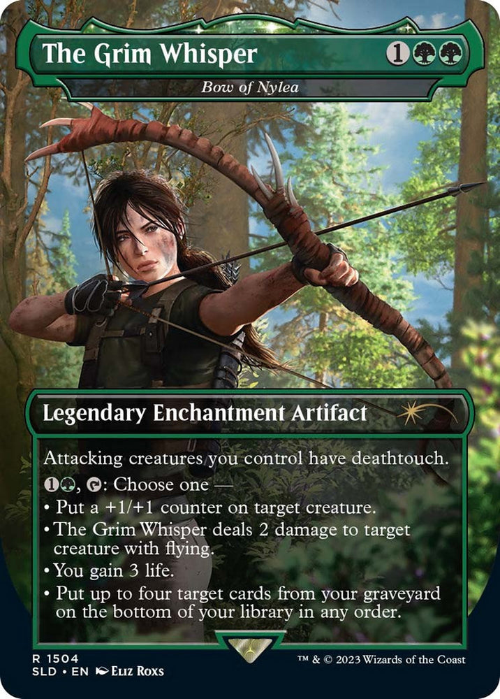 The Grim Whisper - Bow of Nylea [Secret Lair Drop Series] Magic: The Gathering