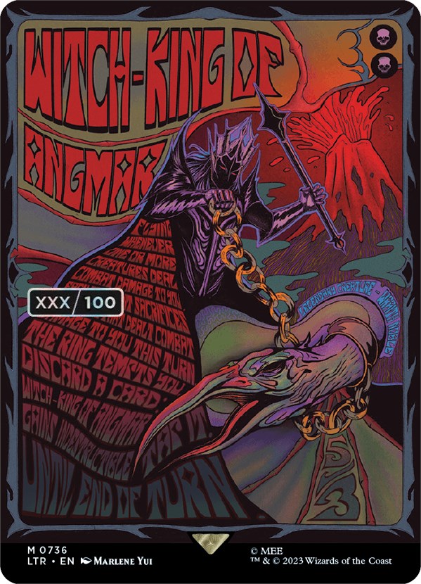 Witch-king of Angmar (Borderless Poster) (Serialized) [The Lord of the Rings: Tales of Middle-Earth] Magic: The Gathering