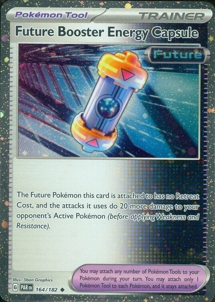 Future Booster Energy Capsule (164/182) (Cosmos Holo) [Scarlet & Violet: Paradox Rift] - Pokemon Cards For Your TCG Needs!
