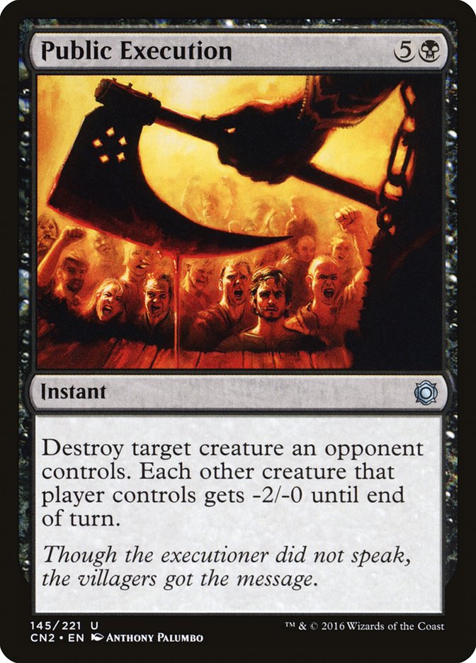 Public Execution [Conspiracy: Take the Crown] Magic: The Gathering