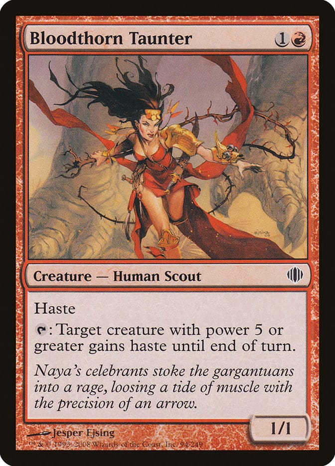 Bloodthorn Taunter [Shards of Alara] Magic: The Gathering