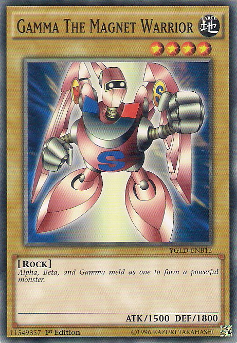 Gamma The Magnet Warrior [YGLD-ENB13] Common Yu-Gi-Oh!