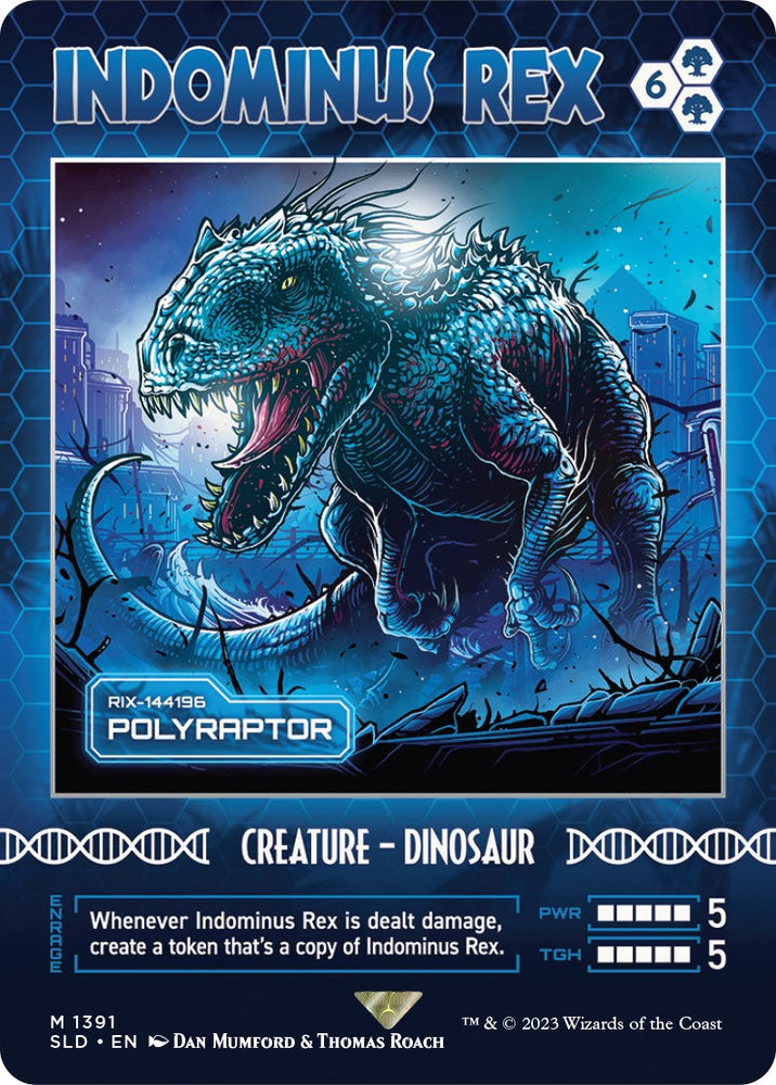 Indominus Rex - Polyraptor [Secret Lair Drop Series] Magic: The Gathering