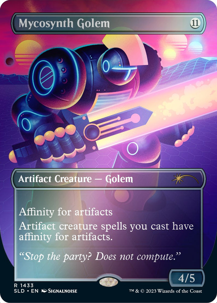 Mycosynth Golem (Rainbow Foil) [Secret Lair Drop Series] Magic: The Gathering