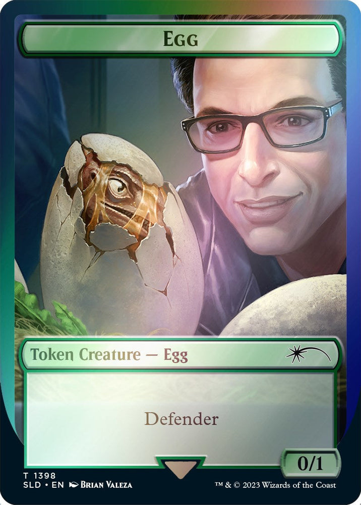 Egg Token (Rainbow Foil) [Secret Lair Drop Series] Magic: The Gathering