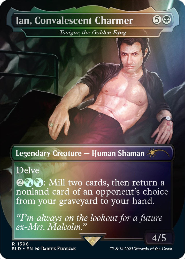 Ian, Convalescent Charmer - Tasigur, the Golden Fang (Rainbow Foil) [Secret Lair Drop Series] Magic: The Gathering