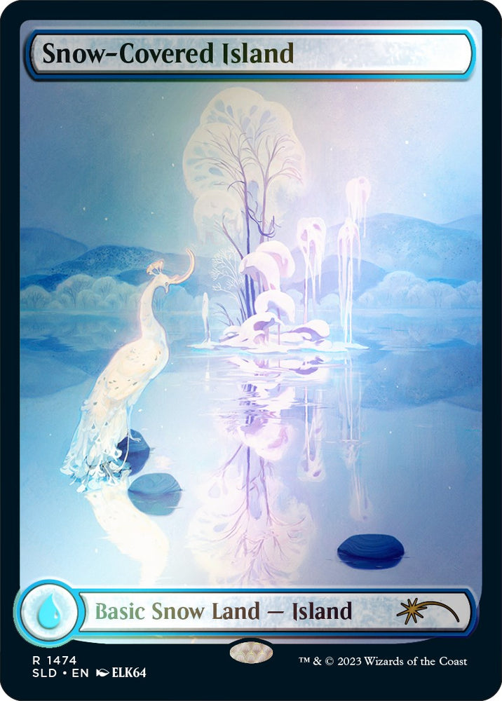 Snow-Covered Island (1474) (Rainbow Foil) [Secret Lair Drop Series] Magic: The Gathering