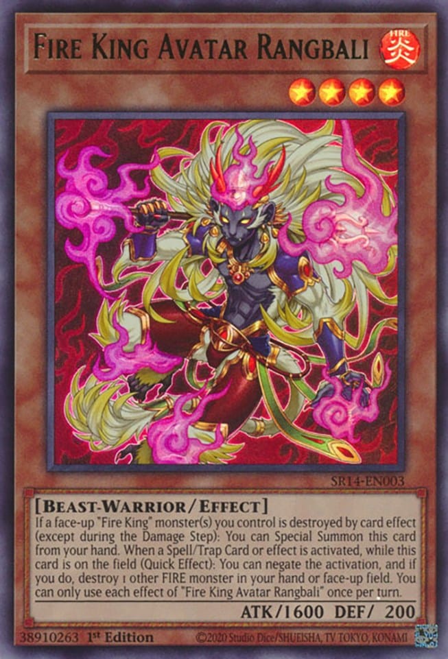 Fire King Avatar Rangbali [SR14-EN003] Ultra Rare - Yugioh Cards For Your TCG Needs!