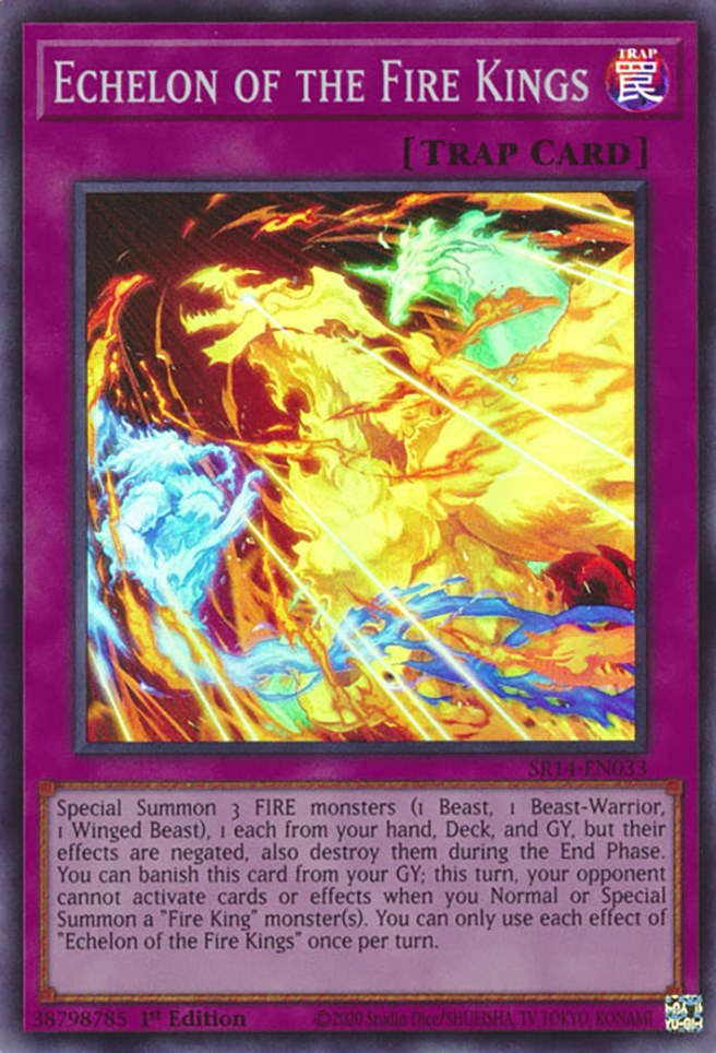 Echelon of the Fire Kings [SR14-EN033] Super Rare - Yugioh Cards For Your TCG Needs!