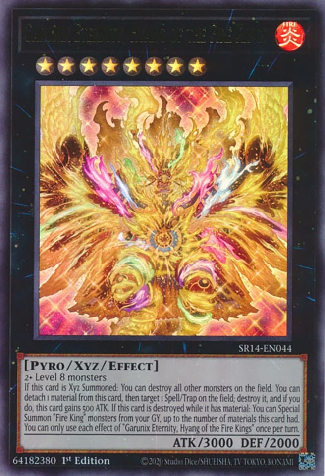 Garunix Eternity, Hyang of the Fire Kings [SR14-EN044] Ultra Rare - Yugioh Cards For Your TCG Needs!