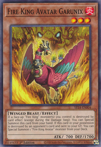 Fire King Avatar Garunix [SR14-EN004] Common - Yugioh Cards For Your TCG Needs!