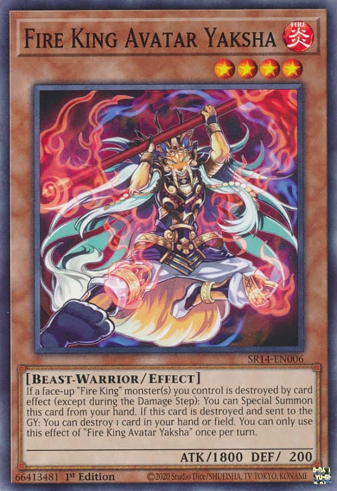 Fire King Avatar Yaksha [SR14-EN006] Common - Yugioh Cards For Your TCG Needs!