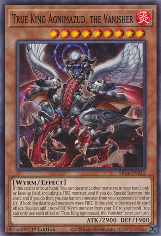 True King Agnimazud, the Vanisher [SR14-EN012] Common - Yugioh Cards For Your TCG Needs!