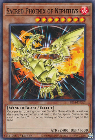 Sacred Phoenix of Nephthys [SR14-EN017] Common - Yugioh Cards For Your TCG Needs!